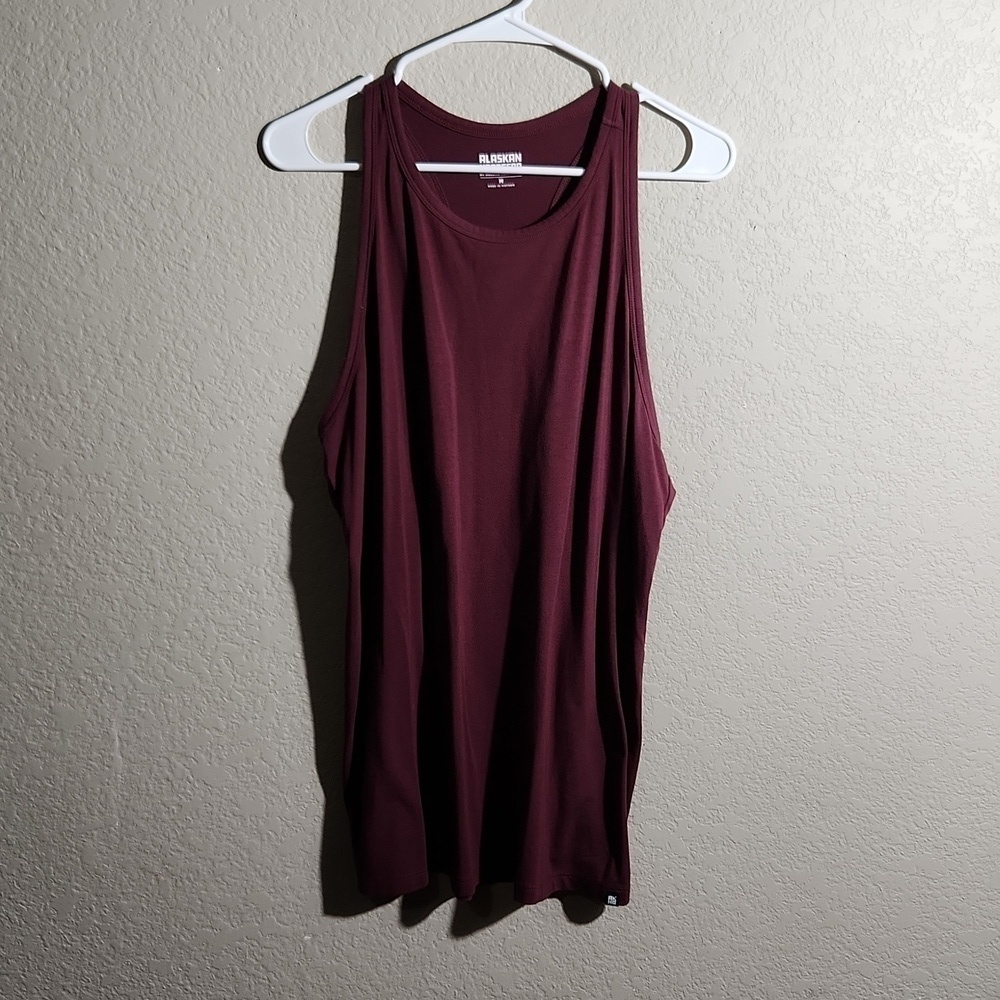 Alaskan Hardgear Tank Top Womens Size M Deluth Trading Maroon